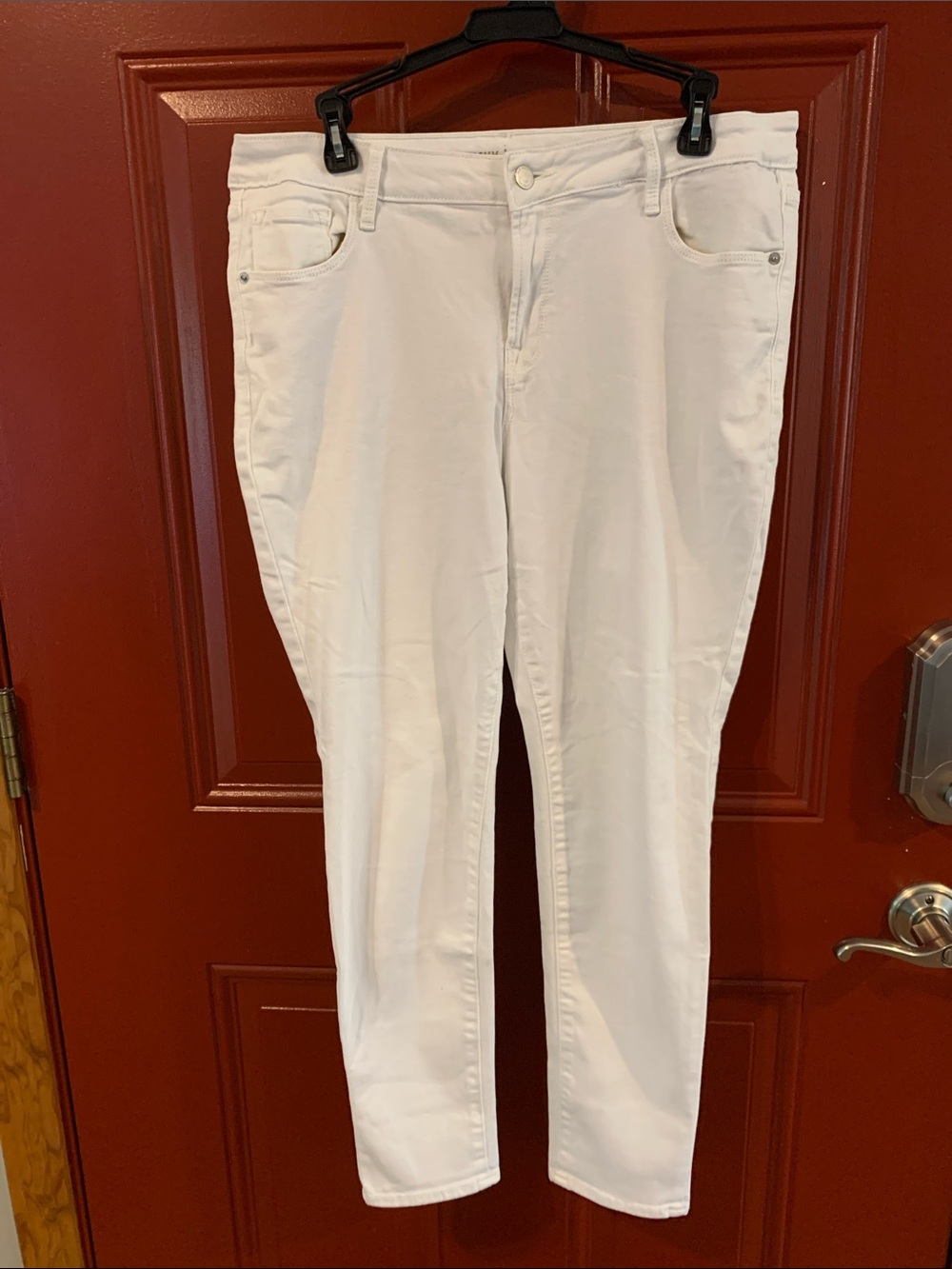 Old Navy White Women's Skinny Jeans - Slim Stretch Fit